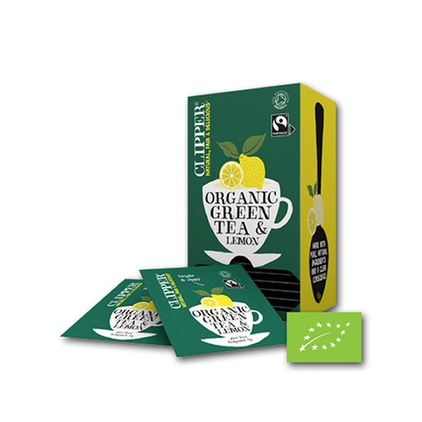 Clipper green tea lemon bio 25st. a6