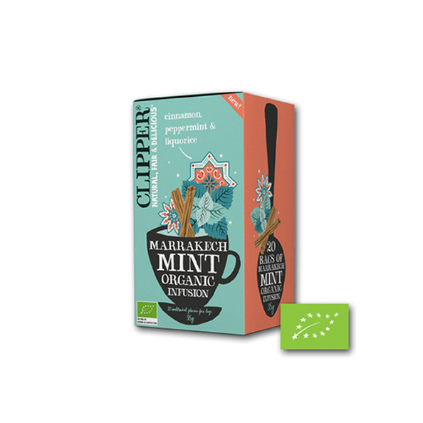 Clipper marrakech mint bio 20st. a4