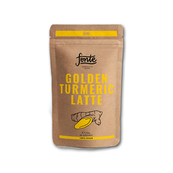 Fonte superfood latte golden turmeric 250gr.