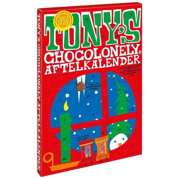 Tony's Chocolonely aftelkalender klein 216 gr