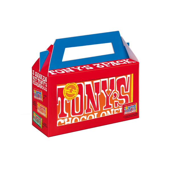 Tony's Chocolonely rainbowpack classic 3-pack