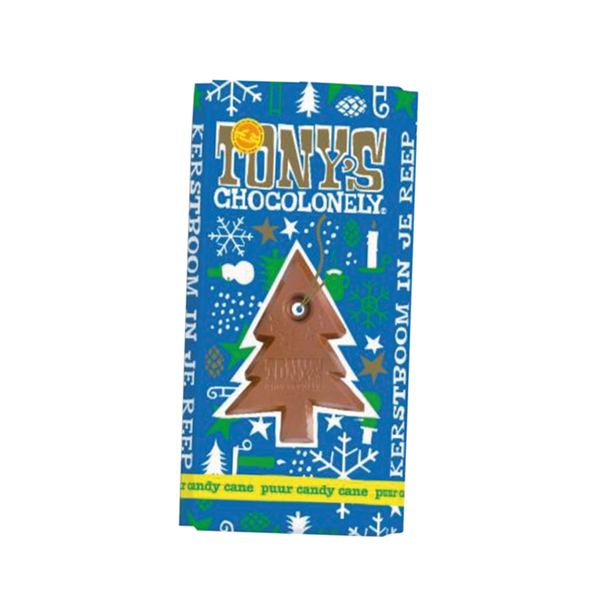 Tony's Chocolonely puur candy cane 180 gr