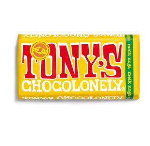 Tony's Chocolonely reep melkchocolade noga 180 gr