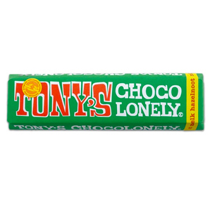 Tony's Chocolonely reep melk hazelnoot 47 gr