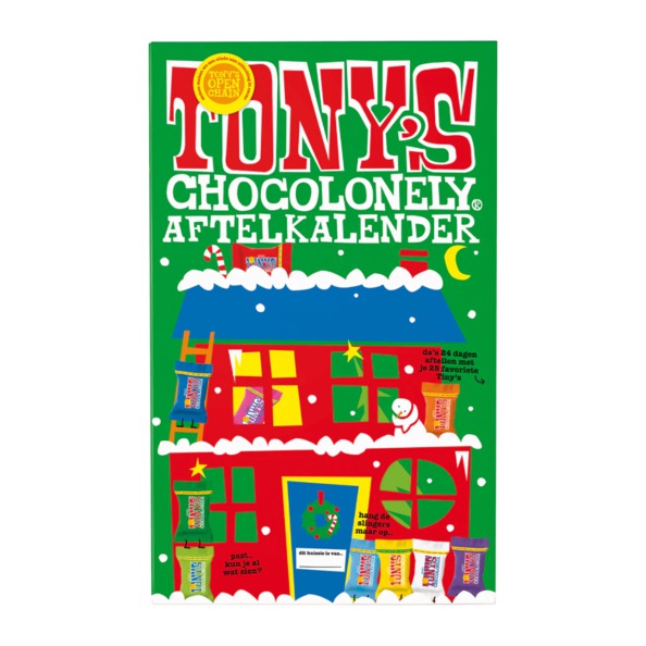 Tony's Chocolonely tiny's aftelkalender