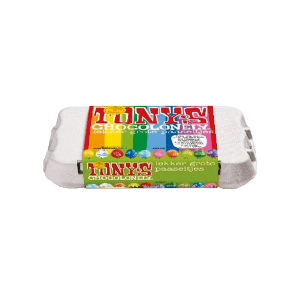 Tony's Chocolonely paaseitjes assorti groot 225 gr