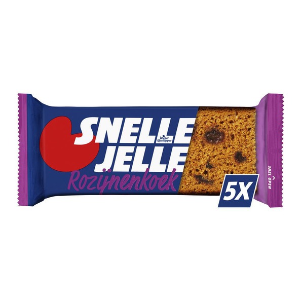 Snelle jelle kruidkoek rozijn 5-pack 325 gr