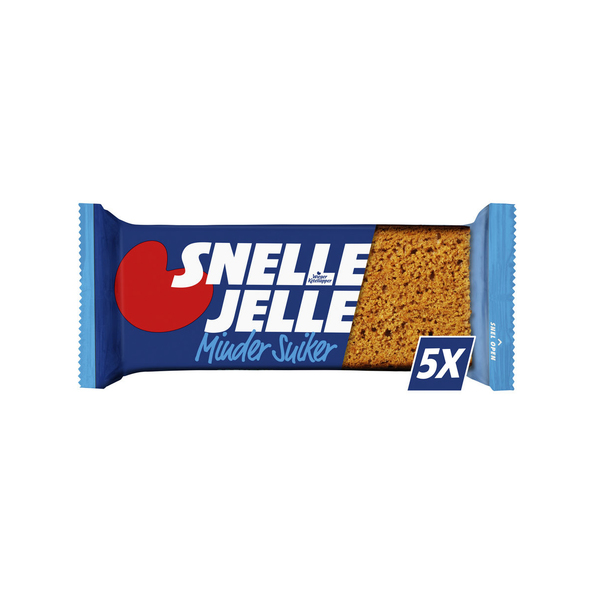 Snelle jelle minder suiker 5-pack 250 gr