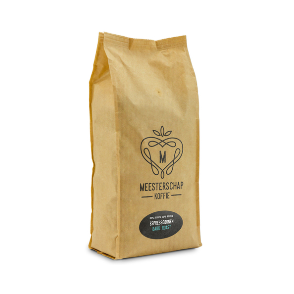 Meesterschap espresso bonen dark roasted 1 kilo