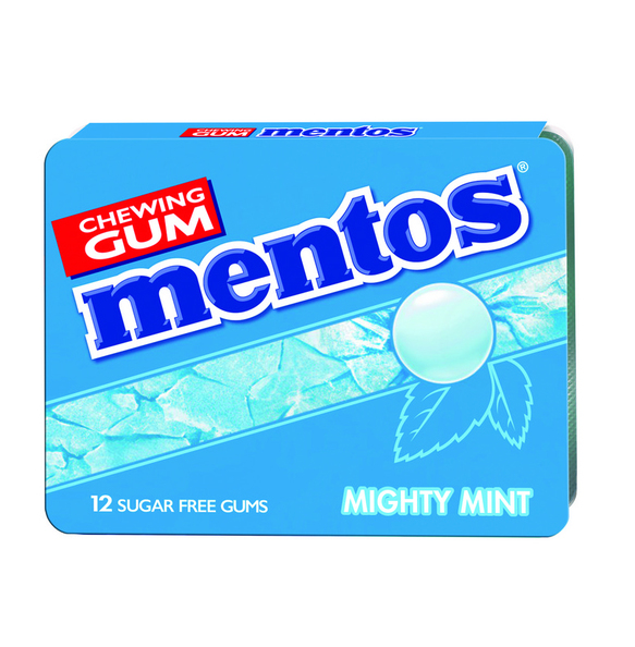 Mentos gum mighty mint blister