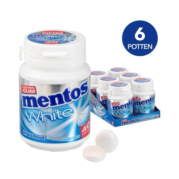 Mentos gum white sweetmint bottle