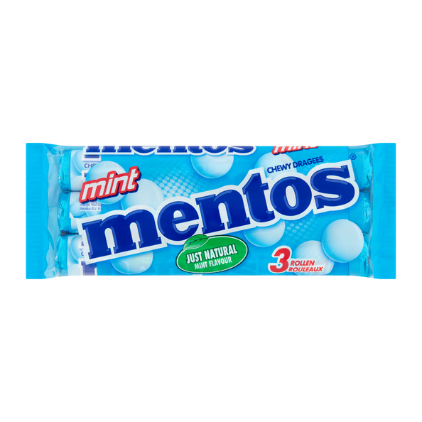 Mentos mint 3 pack