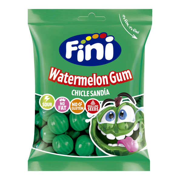 Fini chewing gum watermelon zakje 90 gr