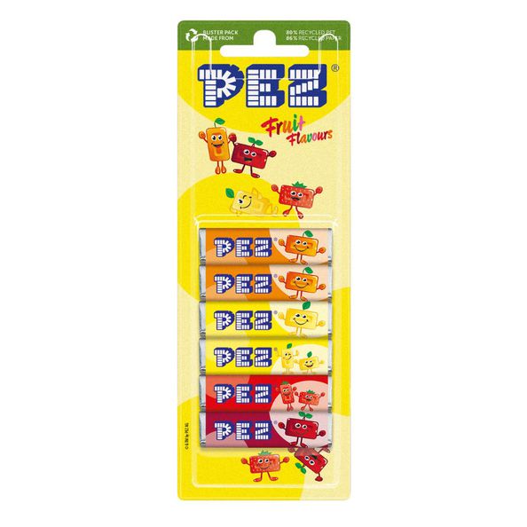 Pez fruitmix refill 6 pack  6x8.5gr