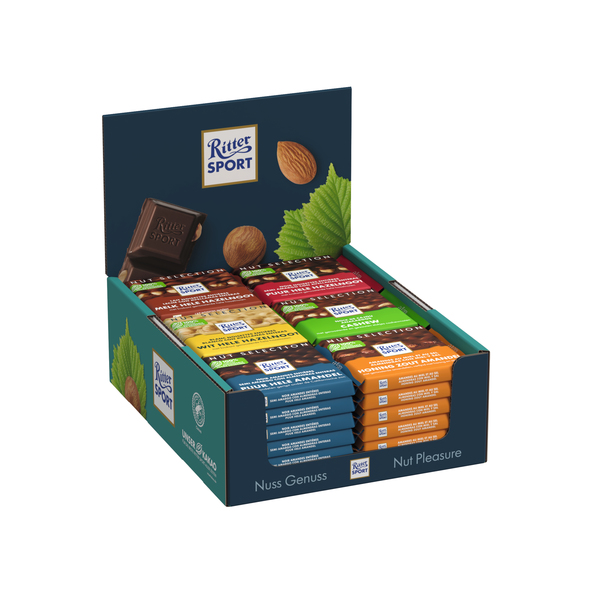Ritter Sport display nut selection 100 gr