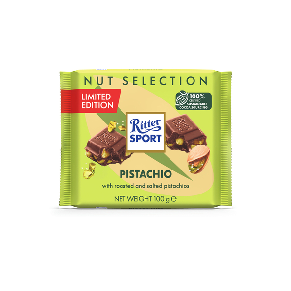 Ritter sport pistachio 100 gr