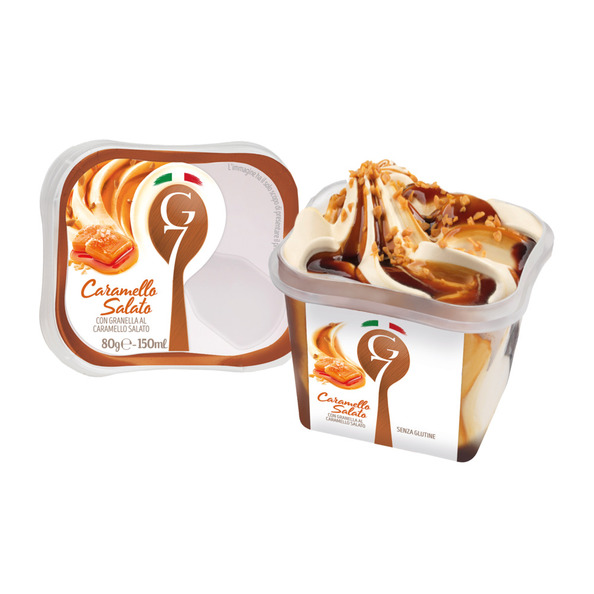 Italiaans ijs caramello cup 150 ml