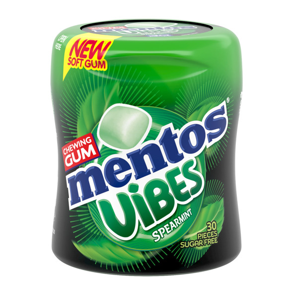 Mentos gum vibes spearmint 30 stukjes