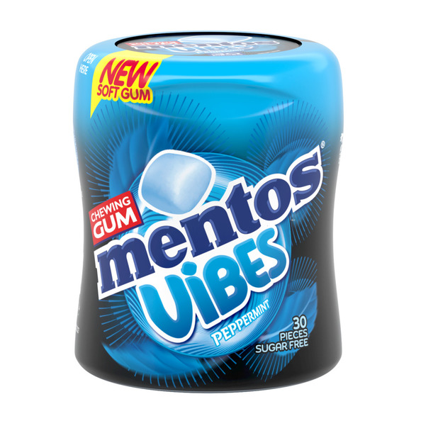 Mentos gum vibes peppermint 30 stukjes