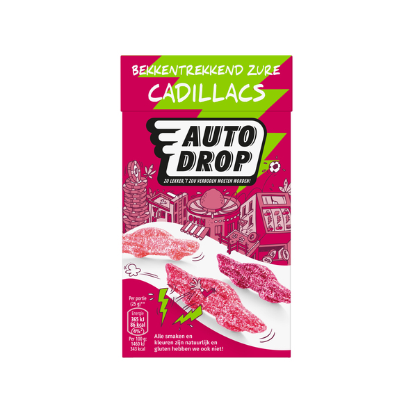 Autodrop mixdoos zure cadillacs 270 gr