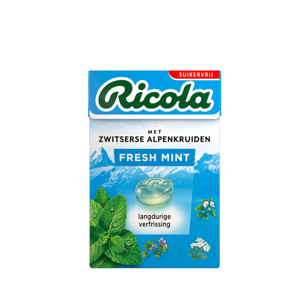 Ricola fresh mint doosje 50 gr