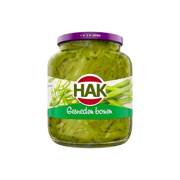 HAK Gesneden bonen 670gr. a6