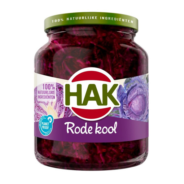 HAK rode kool pot 355 gr