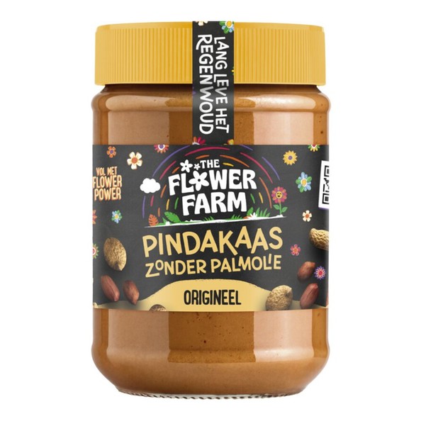 Flower farm pindakaas pot 350 gr