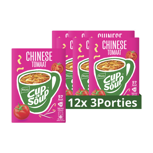 Knorr cup-a-soup chinese tomaat 3-pack