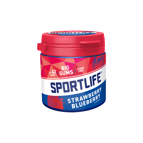 Sportlife strawberry & blueberry jar 99 gr