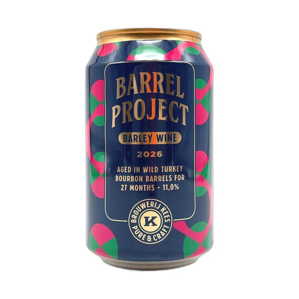 Kees barrel project 2026: barley wine blik 33 cl
