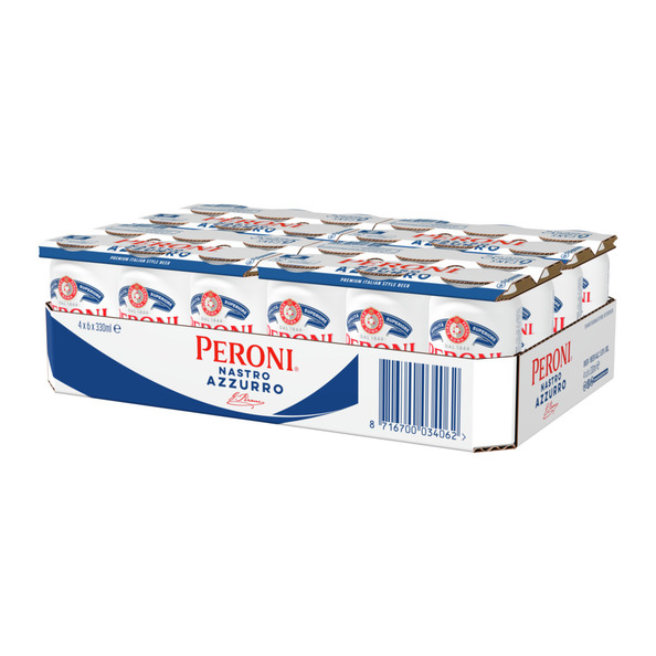 Peroni nastro azzurro stubby blik 33 cl