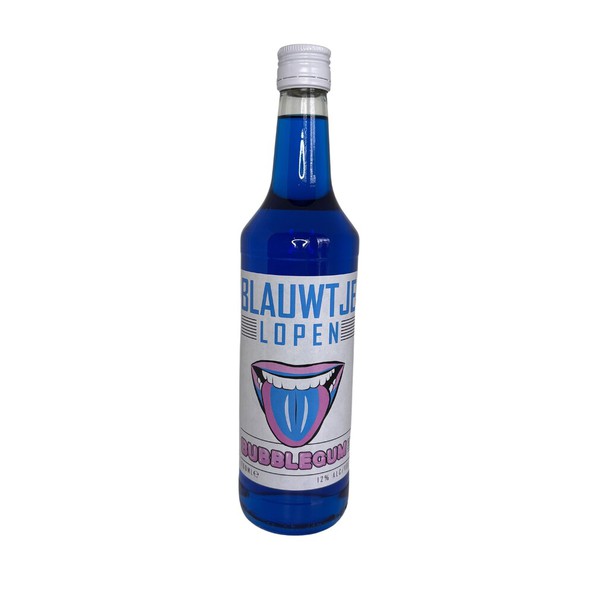 Blauwtje lopen bubblegum partyshot 0.7 liter
