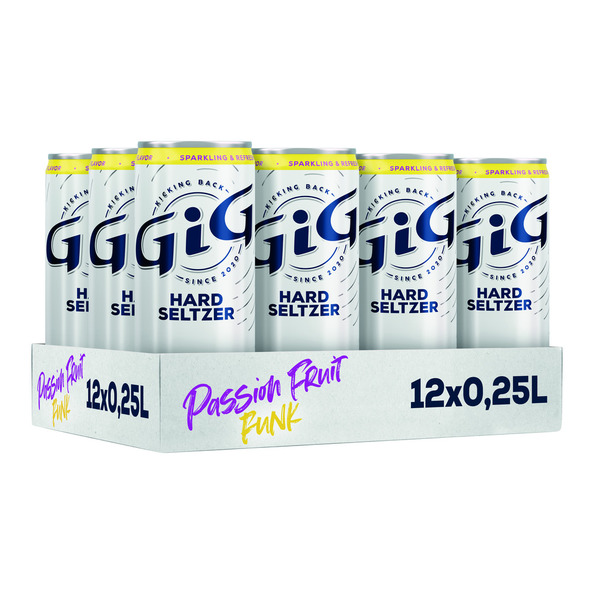 Gig hard seltzer passionfruit funk blik 25 cl - 1