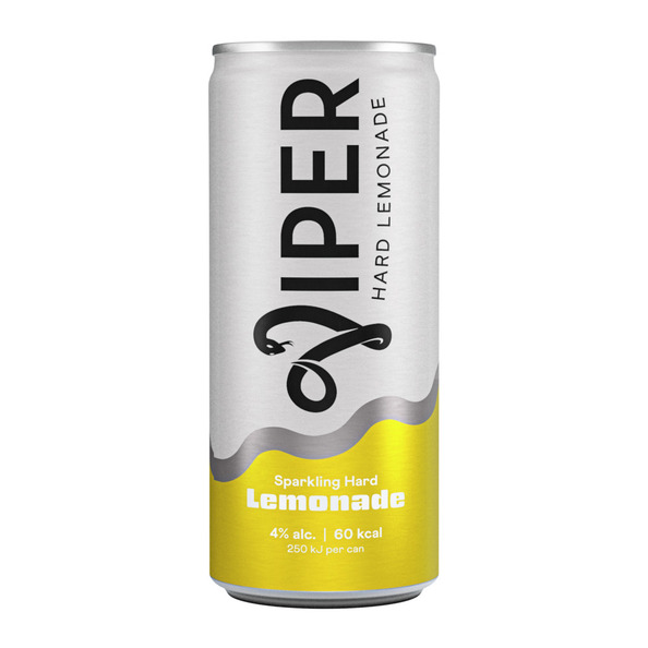 Viper hard lemonade blik 25 cl