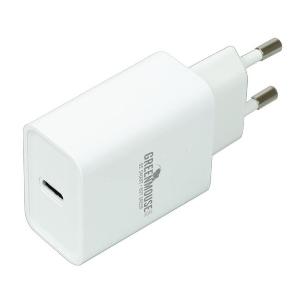 GreenMouse wall charger 20W USB-C wit
