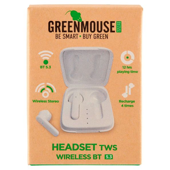 Green Mouse Headset wireless bt pro