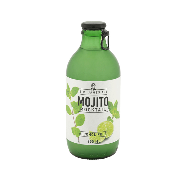 Sir james 101 mojito mocktail 0% alcohol flesje 25 cl
