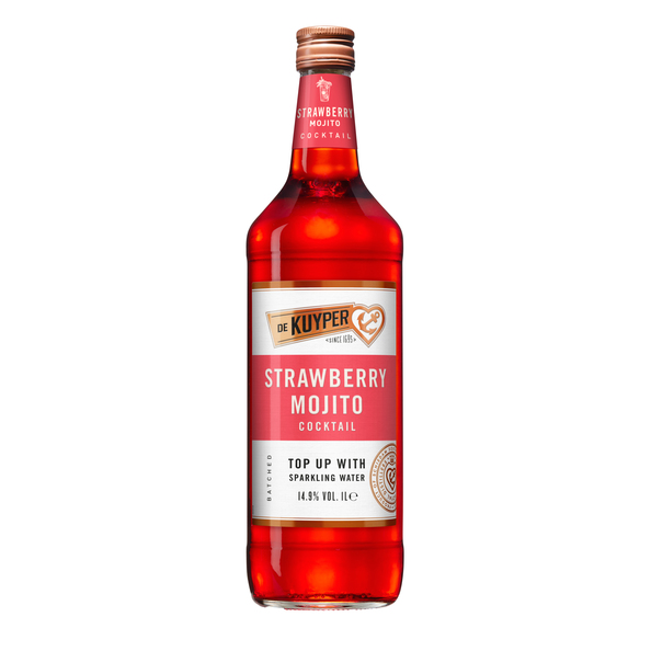 De kuyper strawberry mojito cocktail 1 liter