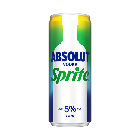 Absolut vodka & sprite blik 250 ml