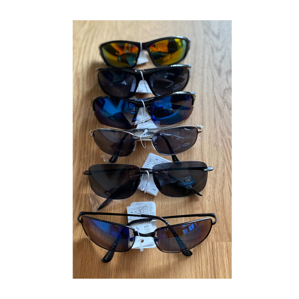 Zonnebrillen assoritment 6x heren en 6x sport