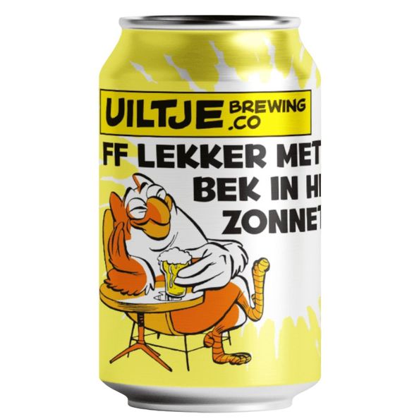 Uiltje FF lekker met je bek in het zonnetje blik 33 cl