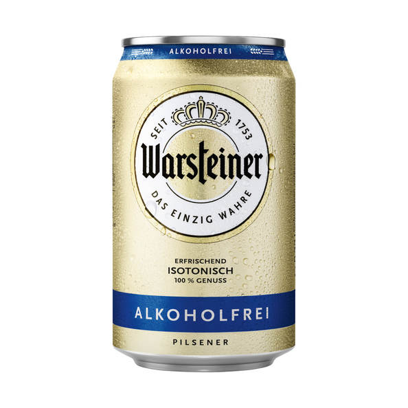Warsteiner alkoholfrei blik 33 cl 4x6-pack