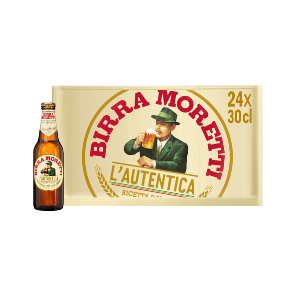 Birra moretti fles 33 cl