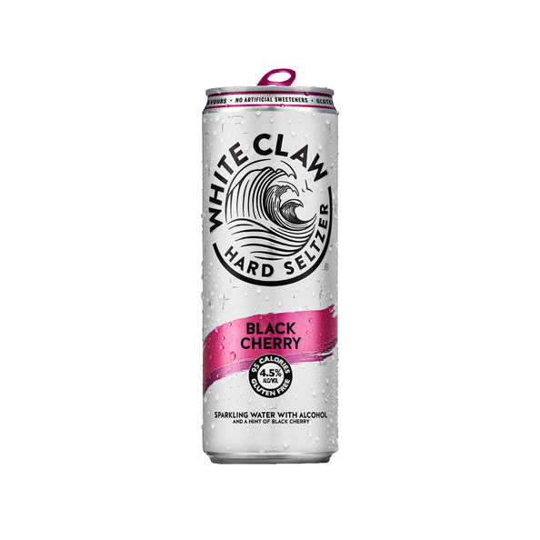 White claw hard seltzer black cherry blik 33 cl