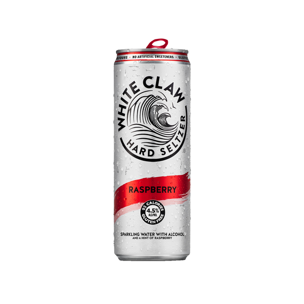 White claw hard seltzer raspberry blik 33 cl