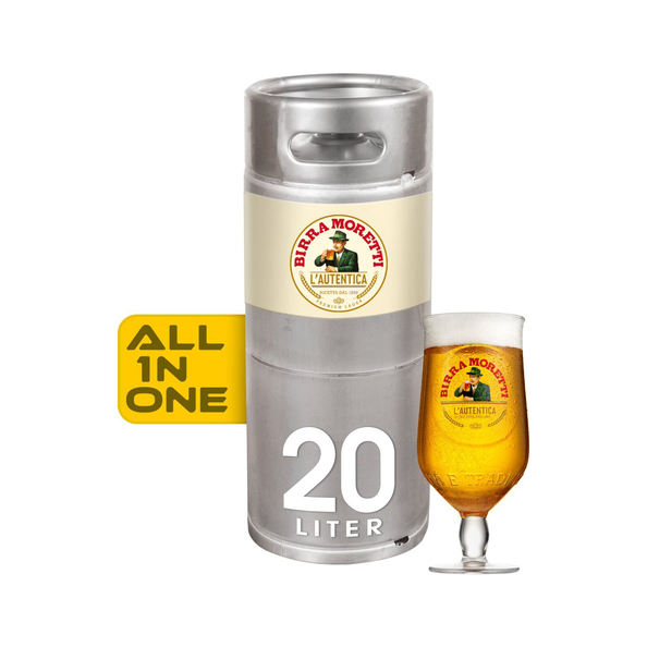 Birra moretti all in one 20 liter