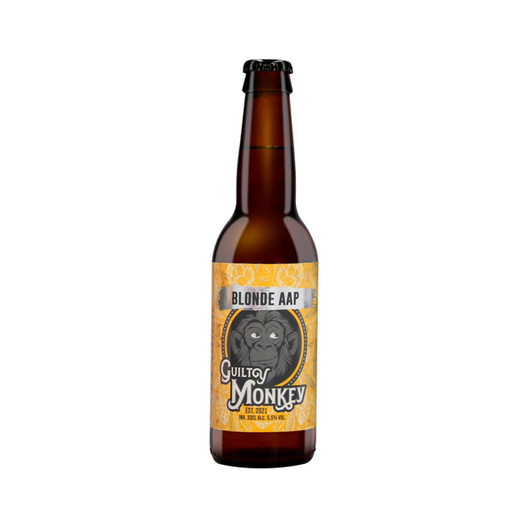 Guilty monkey blonde aap fles 33 cl