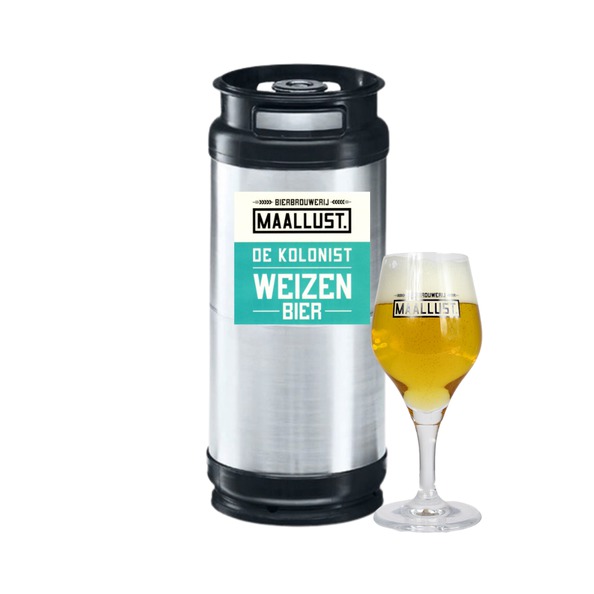 Maallust de kolonist weizen bier 20 liter