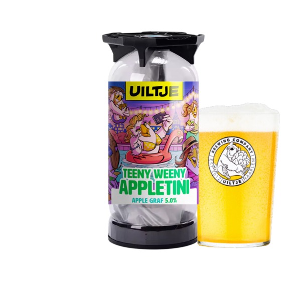 't Uiltje teeny weeny appletini keykeg 20 liter